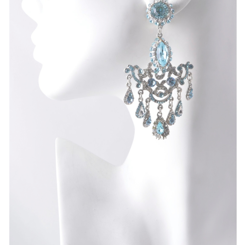 Jose & Maria Barrera Vintage Crystal Earrings